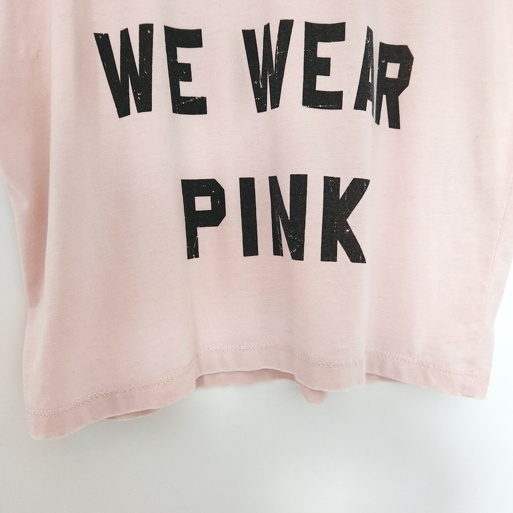 Y2K Mean Girls Pink Graphic Tank Top On Wednesdays We Wear Pink Movie Tee Small - Picture 7 of 12